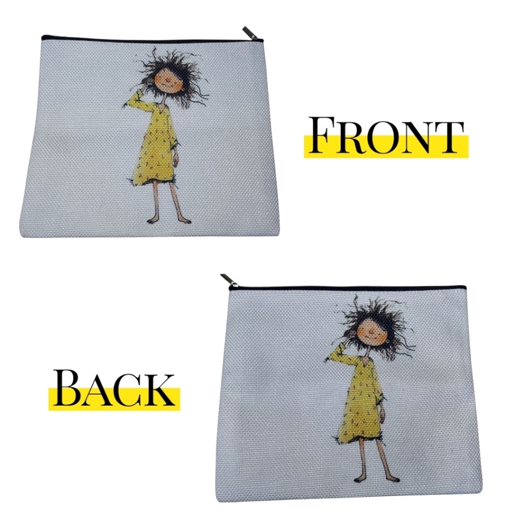 4 Pc Set Cosmetic Bags/ Pouchs  Whimsical Girls    NWT - Picture 6 of 8